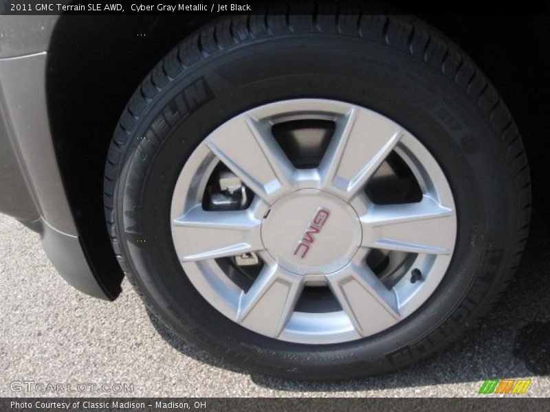 Cyber Gray Metallic / Jet Black 2011 GMC Terrain SLE AWD