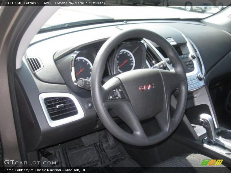 Cyber Gray Metallic / Jet Black 2011 GMC Terrain SLE AWD