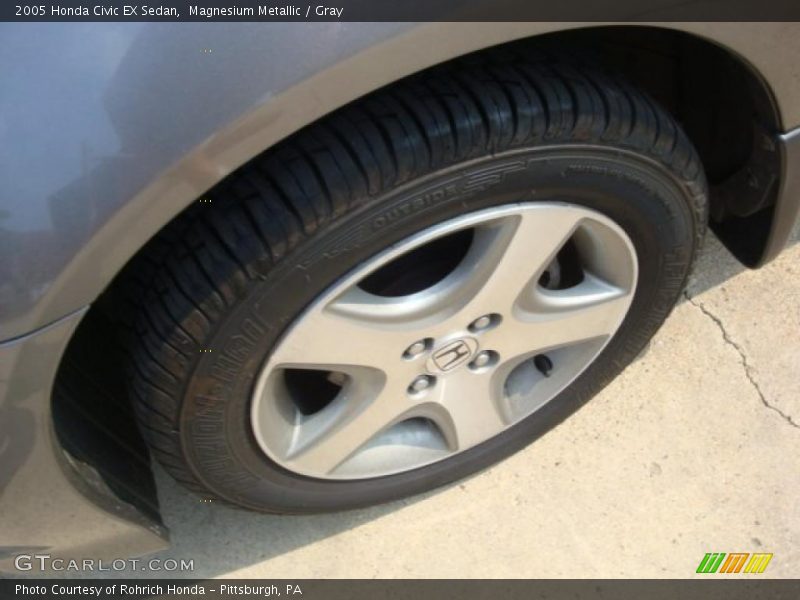Magnesium Metallic / Gray 2005 Honda Civic EX Sedan