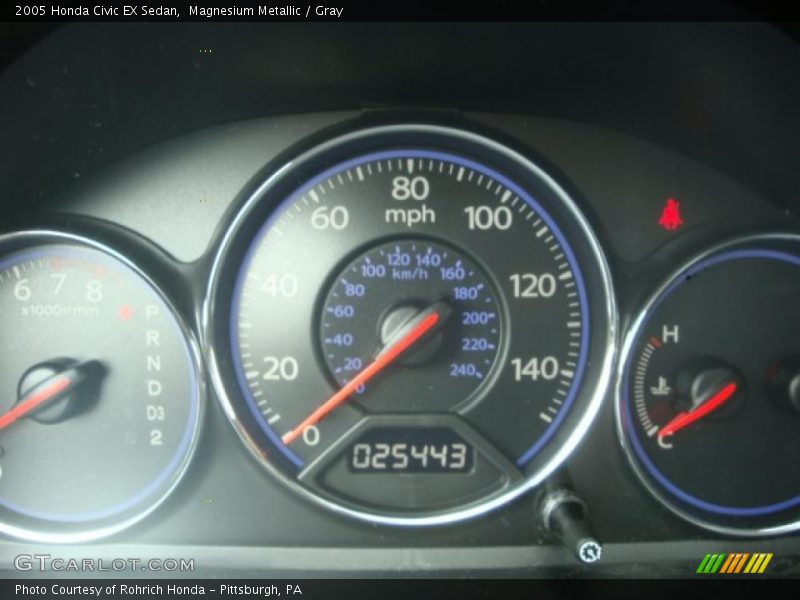 Magnesium Metallic / Gray 2005 Honda Civic EX Sedan