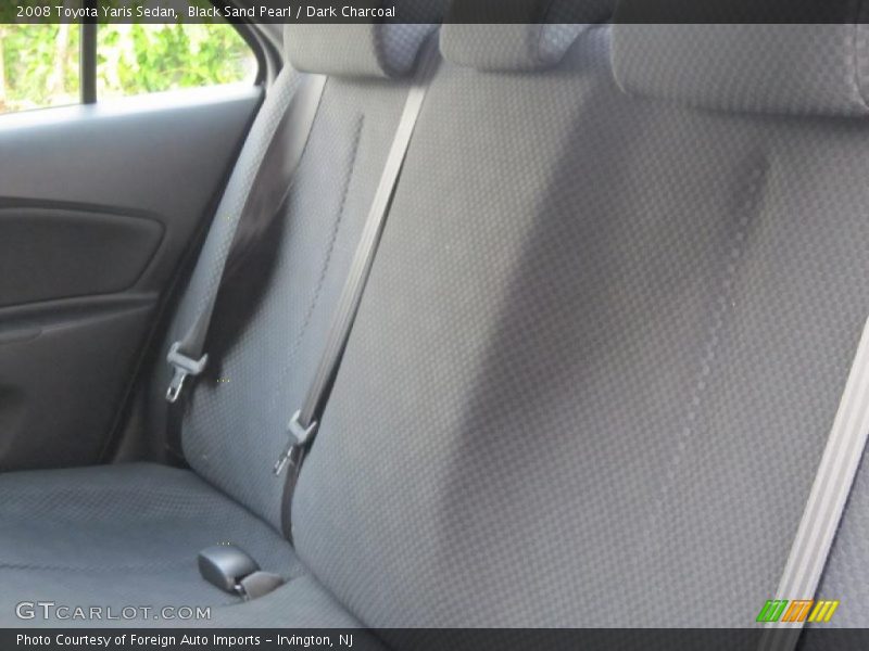 Black Sand Pearl / Dark Charcoal 2008 Toyota Yaris Sedan
