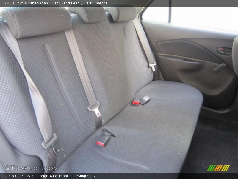 Black Sand Pearl / Dark Charcoal 2008 Toyota Yaris Sedan