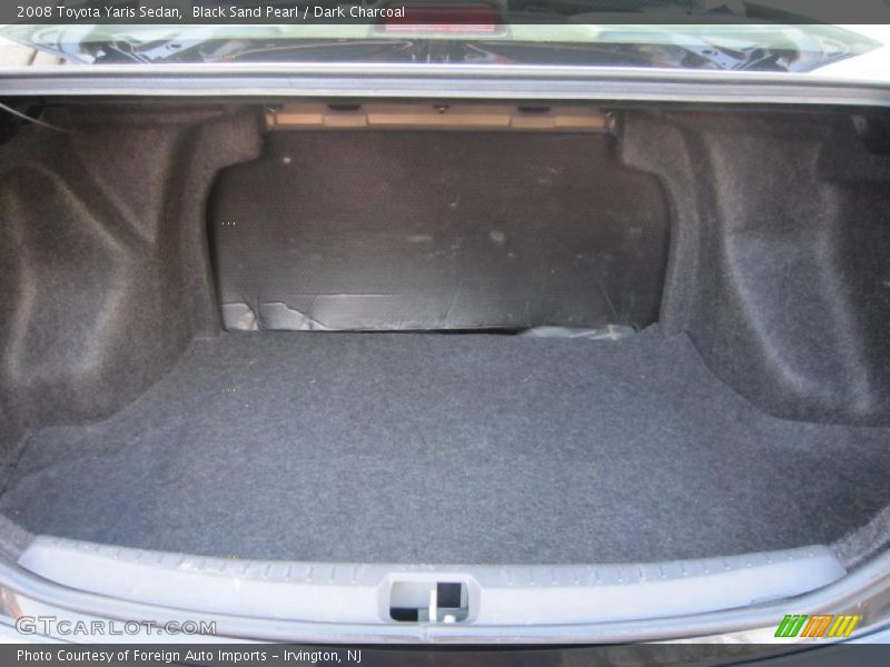 Black Sand Pearl / Dark Charcoal 2008 Toyota Yaris Sedan