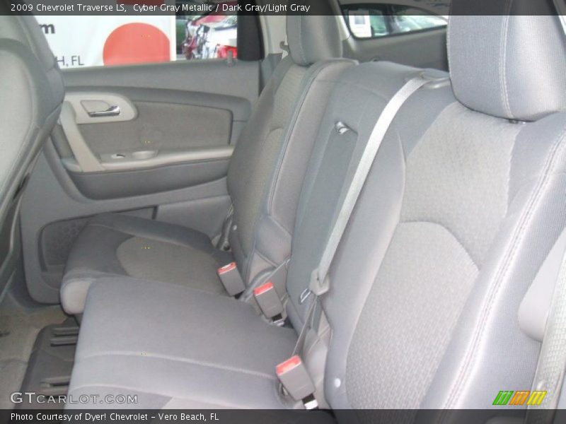Cyber Gray Metallic / Dark Gray/Light Gray 2009 Chevrolet Traverse LS