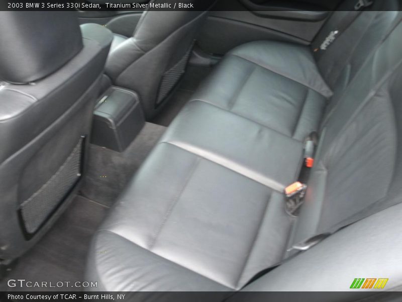 Titanium Silver Metallic / Black 2003 BMW 3 Series 330i Sedan