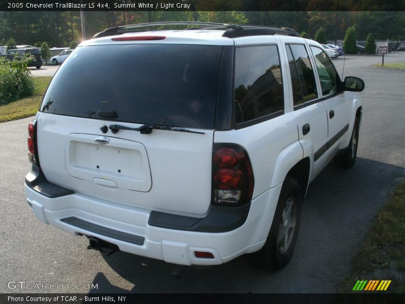 Summit White / Light Gray 2005 Chevrolet TrailBlazer LS 4x4