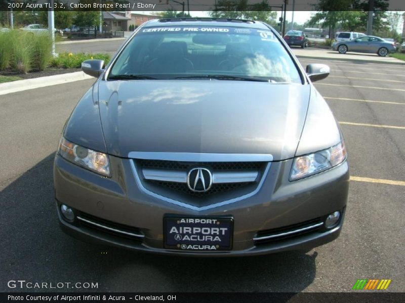 Carbon Bronze Pearl / Ebony 2007 Acura TL 3.2