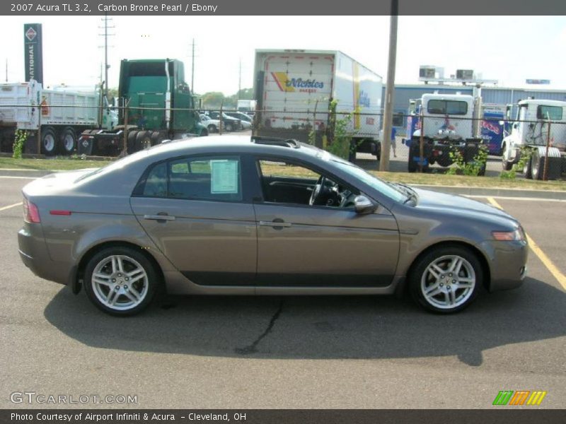 Carbon Bronze Pearl / Ebony 2007 Acura TL 3.2