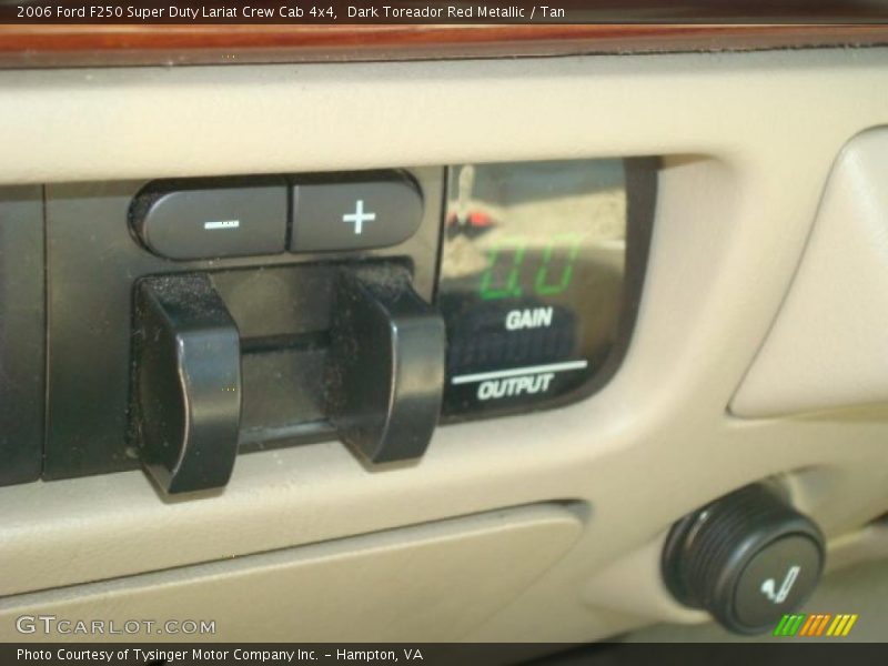 Dark Toreador Red Metallic / Tan 2006 Ford F250 Super Duty Lariat Crew Cab 4x4