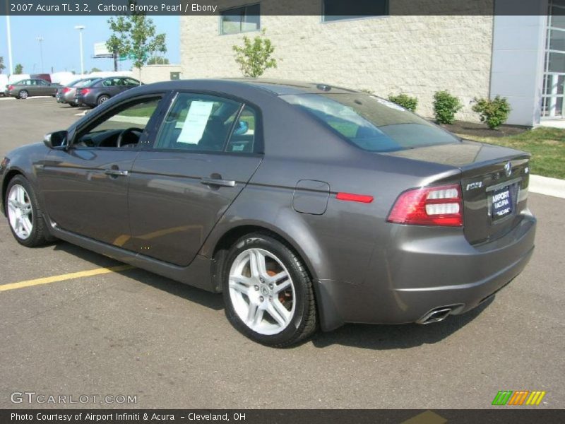 Carbon Bronze Pearl / Ebony 2007 Acura TL 3.2