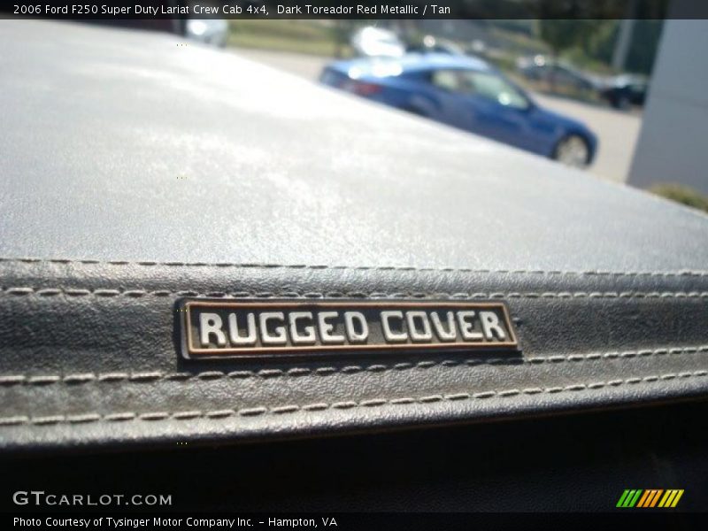 Dark Toreador Red Metallic / Tan 2006 Ford F250 Super Duty Lariat Crew Cab 4x4
