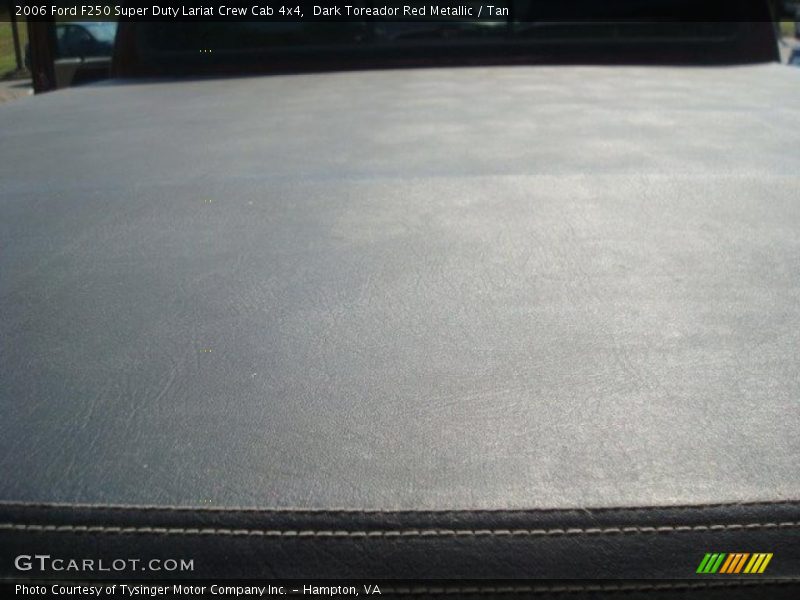 Dark Toreador Red Metallic / Tan 2006 Ford F250 Super Duty Lariat Crew Cab 4x4