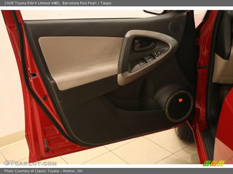 Barcelona Red Pearl / Taupe 2008 Toyota RAV4 Limited 4WD