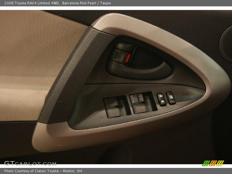 Barcelona Red Pearl / Taupe 2008 Toyota RAV4 Limited 4WD