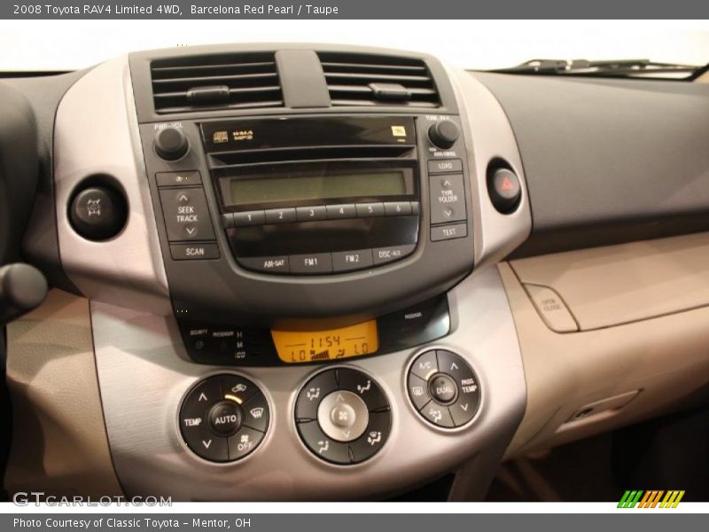 Barcelona Red Pearl / Taupe 2008 Toyota RAV4 Limited 4WD