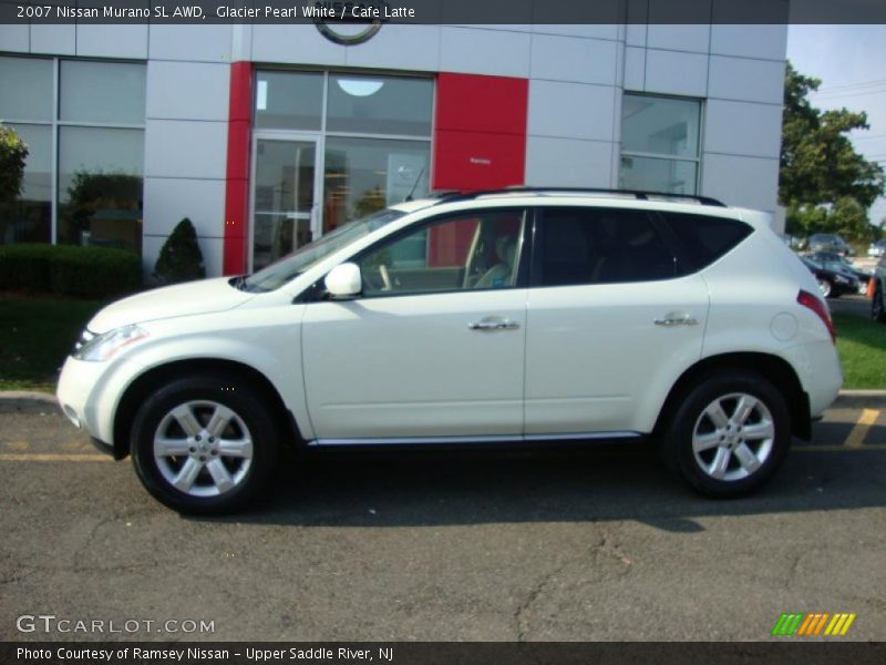 Glacier Pearl White / Cafe Latte 2007 Nissan Murano SL AWD