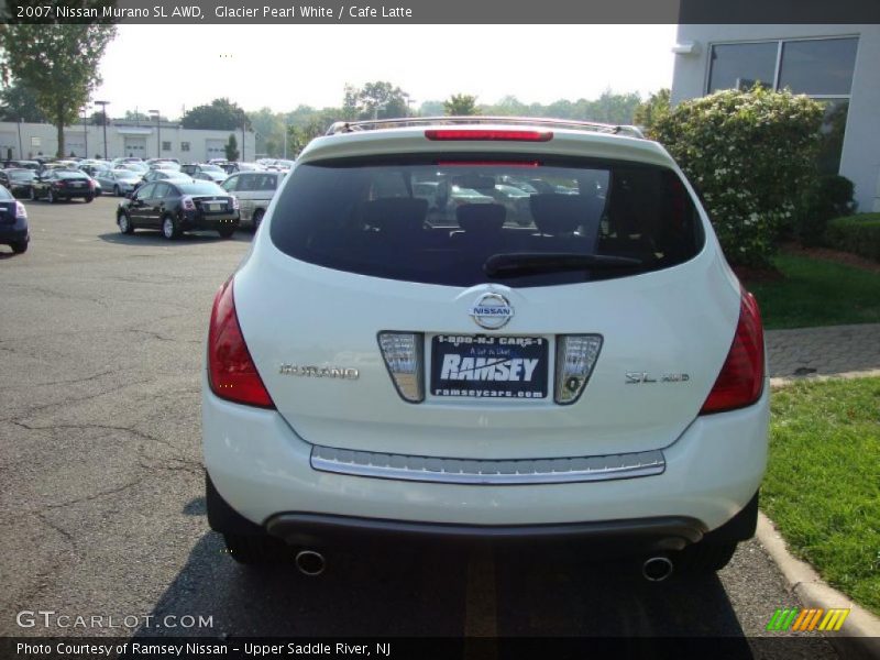 Glacier Pearl White / Cafe Latte 2007 Nissan Murano SL AWD