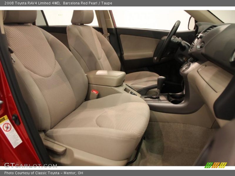 Barcelona Red Pearl / Taupe 2008 Toyota RAV4 Limited 4WD