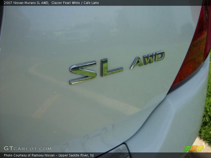 Glacier Pearl White / Cafe Latte 2007 Nissan Murano SL AWD