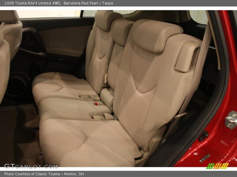 Barcelona Red Pearl / Taupe 2008 Toyota RAV4 Limited 4WD