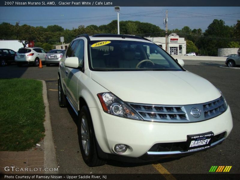 Glacier Pearl White / Cafe Latte 2007 Nissan Murano SL AWD
