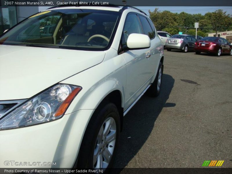 Glacier Pearl White / Cafe Latte 2007 Nissan Murano SL AWD