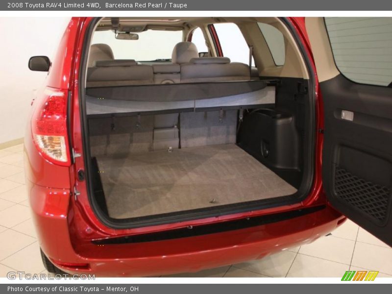 Barcelona Red Pearl / Taupe 2008 Toyota RAV4 Limited 4WD