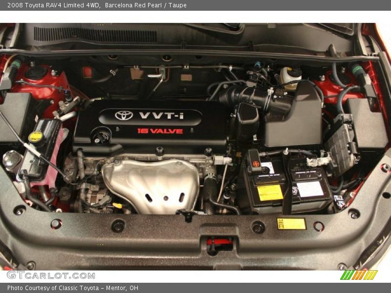 Barcelona Red Pearl / Taupe 2008 Toyota RAV4 Limited 4WD