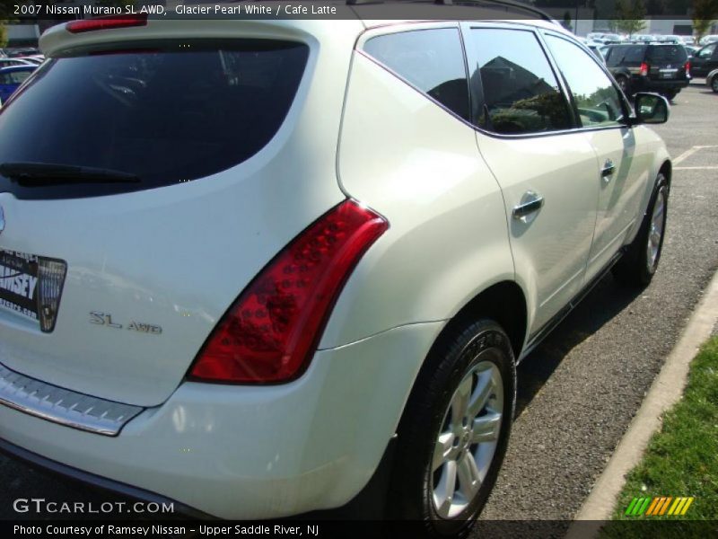 Glacier Pearl White / Cafe Latte 2007 Nissan Murano SL AWD