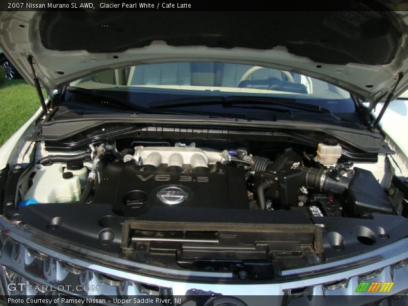 Glacier Pearl White / Cafe Latte 2007 Nissan Murano SL AWD