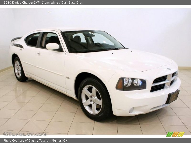 Stone White / Dark Slate Gray 2010 Dodge Charger SXT