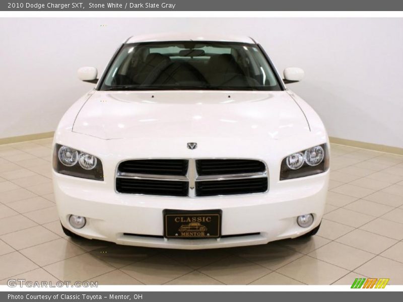 Stone White / Dark Slate Gray 2010 Dodge Charger SXT