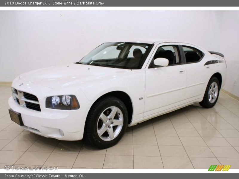 Stone White / Dark Slate Gray 2010 Dodge Charger SXT