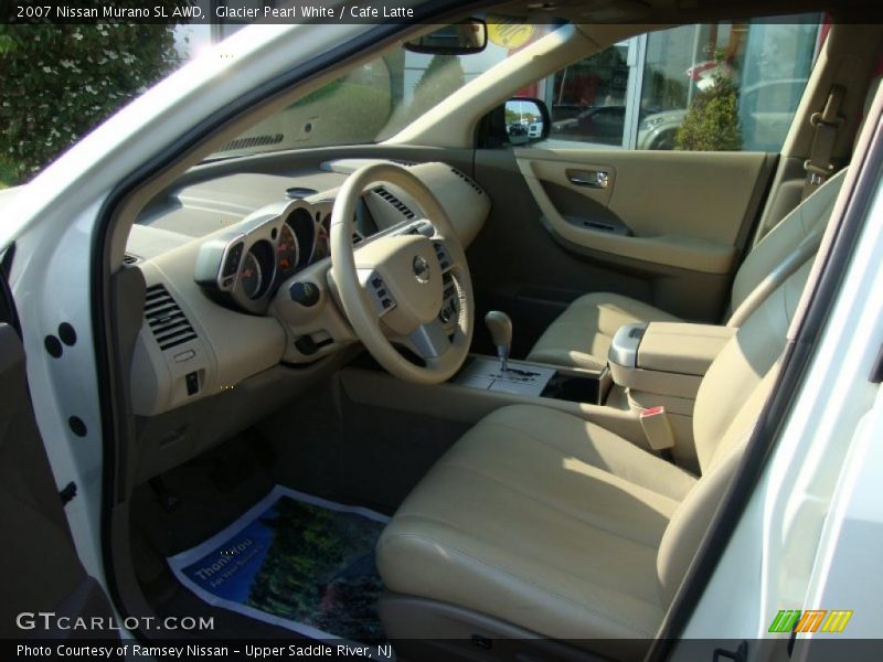 Glacier Pearl White / Cafe Latte 2007 Nissan Murano SL AWD