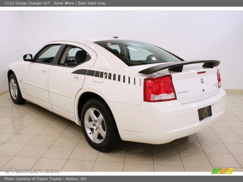 Stone White / Dark Slate Gray 2010 Dodge Charger SXT