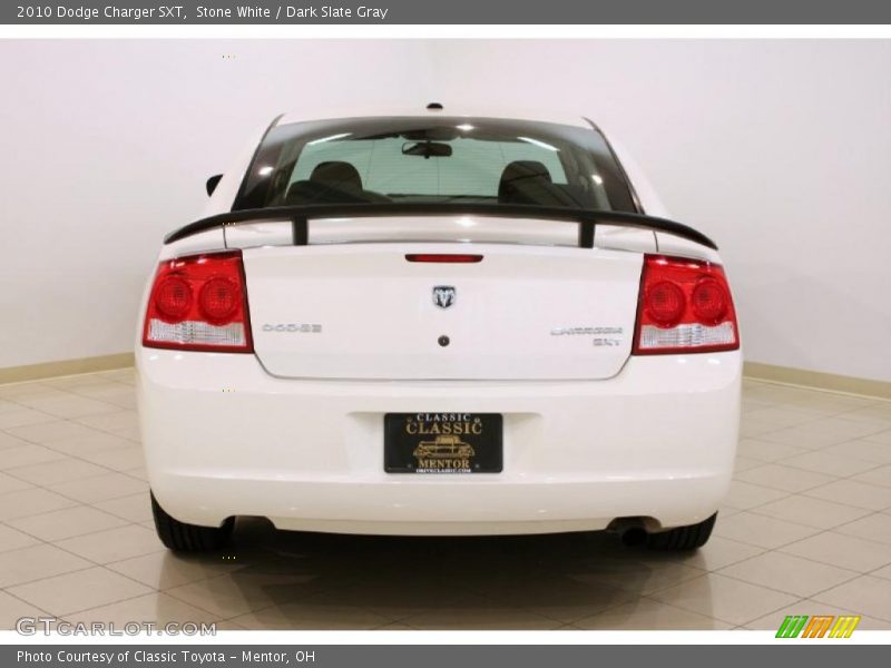 Stone White / Dark Slate Gray 2010 Dodge Charger SXT