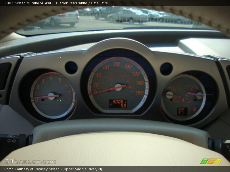 Glacier Pearl White / Cafe Latte 2007 Nissan Murano SL AWD