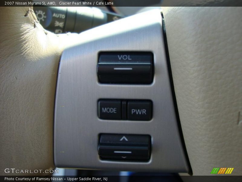 Glacier Pearl White / Cafe Latte 2007 Nissan Murano SL AWD