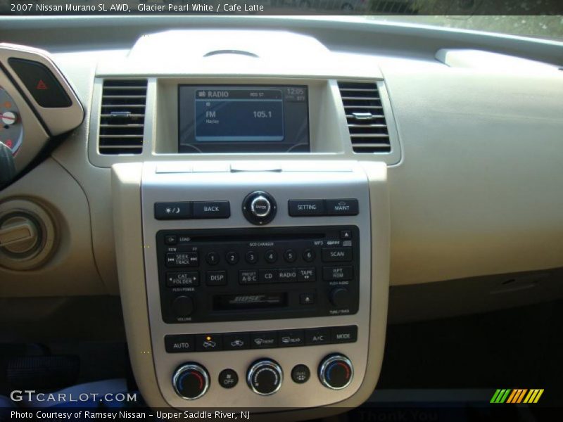 Glacier Pearl White / Cafe Latte 2007 Nissan Murano SL AWD