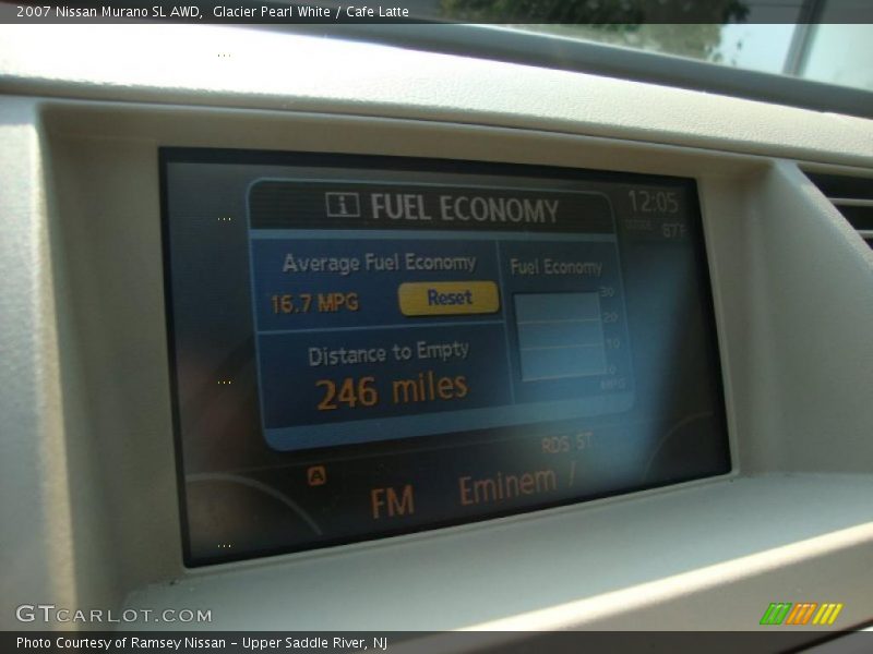 Glacier Pearl White / Cafe Latte 2007 Nissan Murano SL AWD