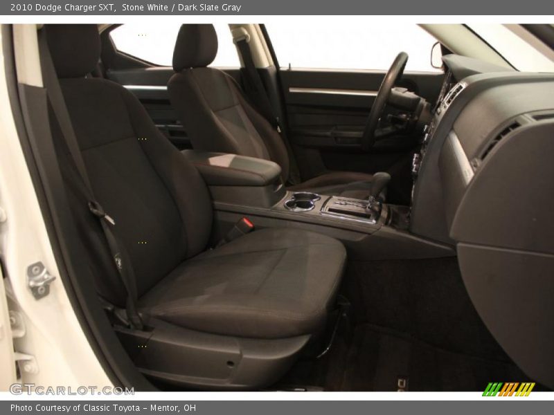 Stone White / Dark Slate Gray 2010 Dodge Charger SXT