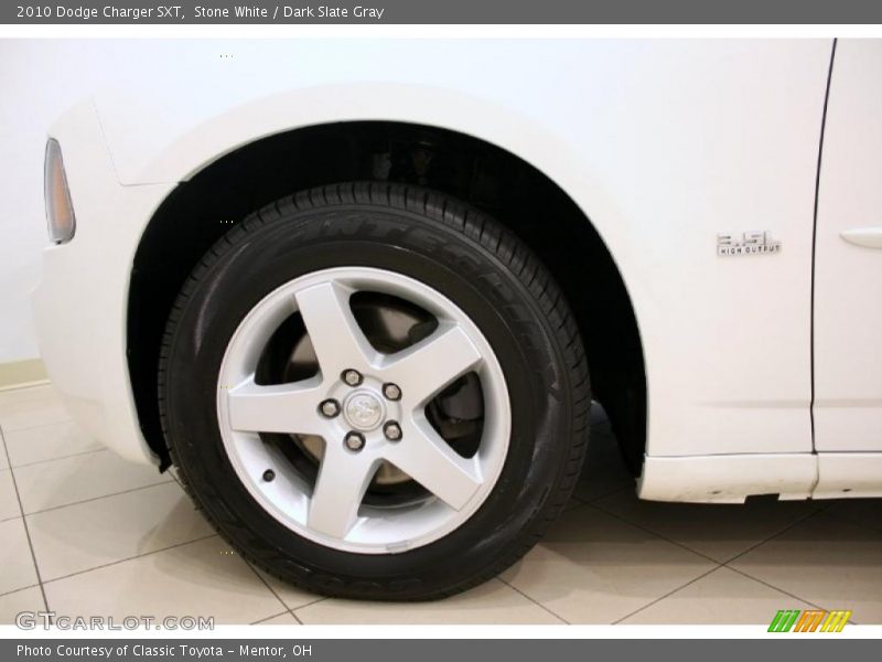 Stone White / Dark Slate Gray 2010 Dodge Charger SXT