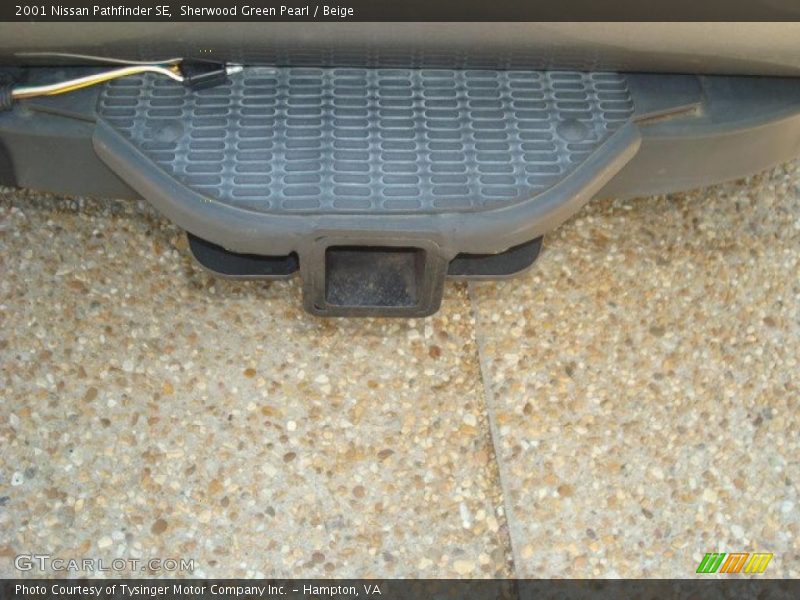 Sherwood Green Pearl / Beige 2001 Nissan Pathfinder SE