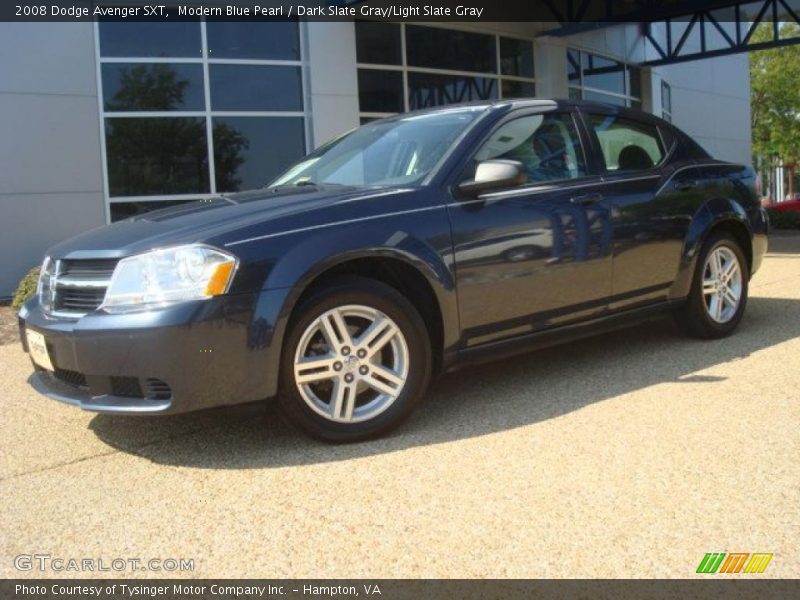 Modern Blue Pearl / Dark Slate Gray/Light Slate Gray 2008 Dodge Avenger SXT