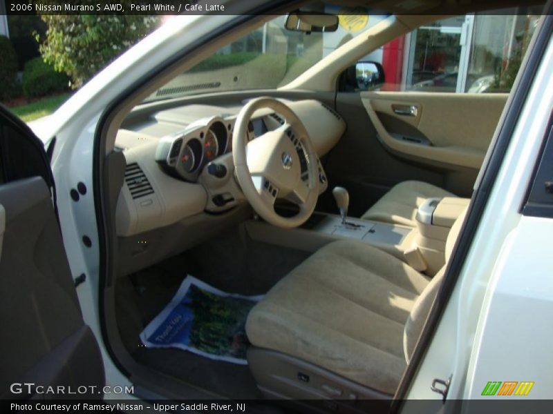 Pearl White / Cafe Latte 2006 Nissan Murano S AWD