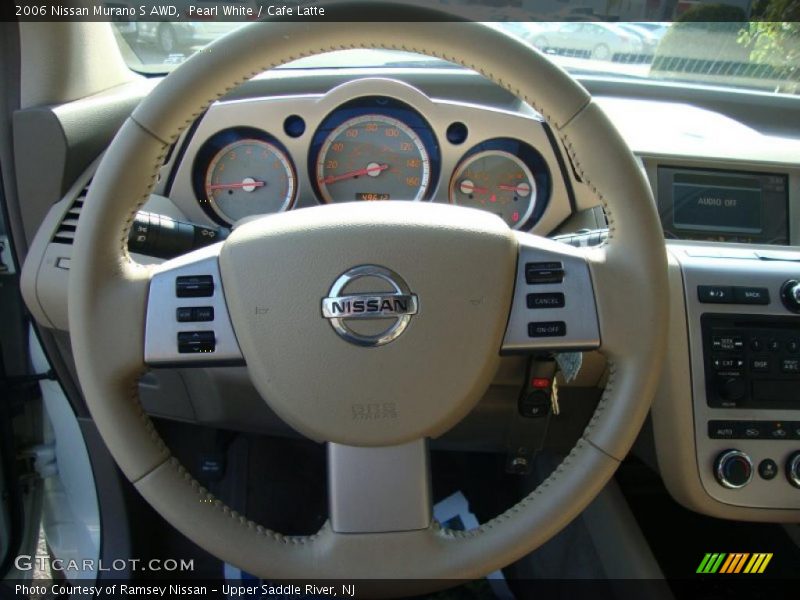 Pearl White / Cafe Latte 2006 Nissan Murano S AWD