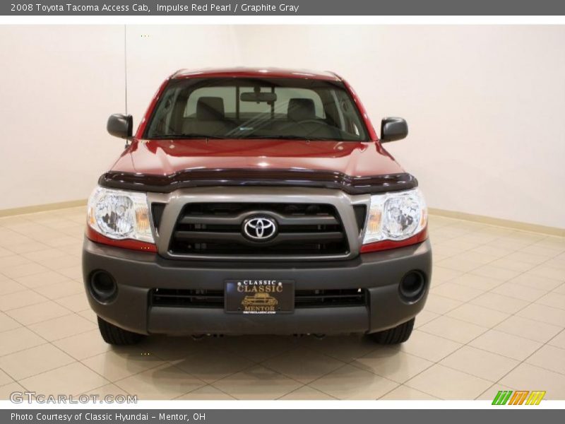 Impulse Red Pearl / Graphite Gray 2008 Toyota Tacoma Access Cab