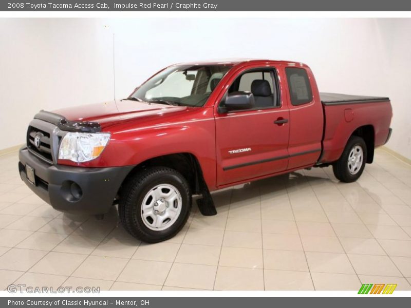 Impulse Red Pearl / Graphite Gray 2008 Toyota Tacoma Access Cab