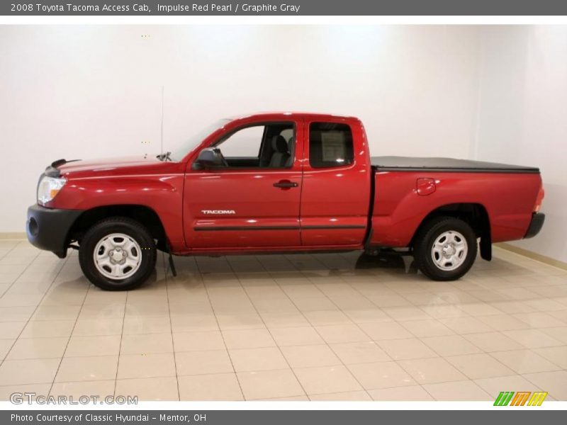 Impulse Red Pearl / Graphite Gray 2008 Toyota Tacoma Access Cab
