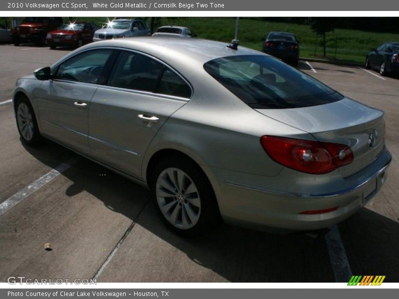 White Gold Metallic / Cornsilk Beige Two Tone 2010 Volkswagen CC Sport